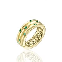 Anello Chimento Donna Chocolat in Oro giallo Smeraldo 0.41 Ct 1A09620EE1140 - 1A09620EE1140